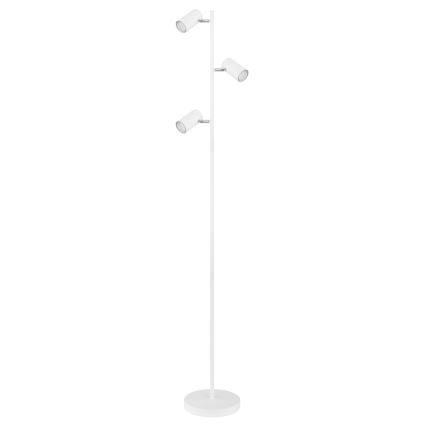 Globo - Podna lampa 3xGU10/5W/230V bela