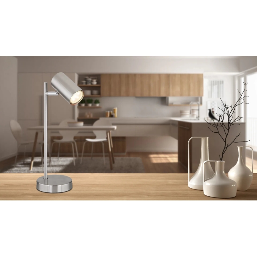 Globo - Stona lampa 1xGU10/5W/230V mat hrom