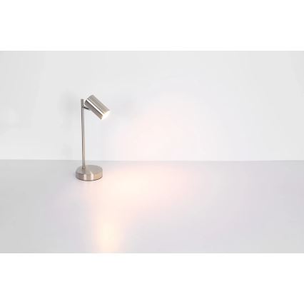 Globo - Stona lampa 1xGU10/5W/230V mat hrom