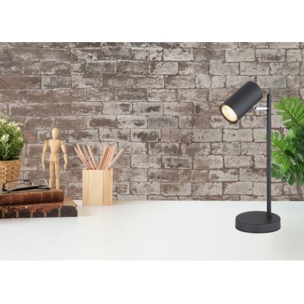 Globo - Stona lampa 1xGU10/5W/230V crna