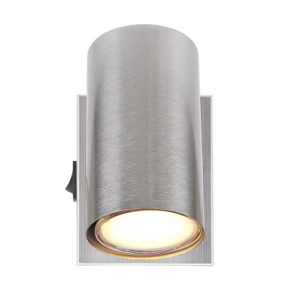 Globo - Zidno spot svetlo 1xGU10/25W/230V mat hrom
