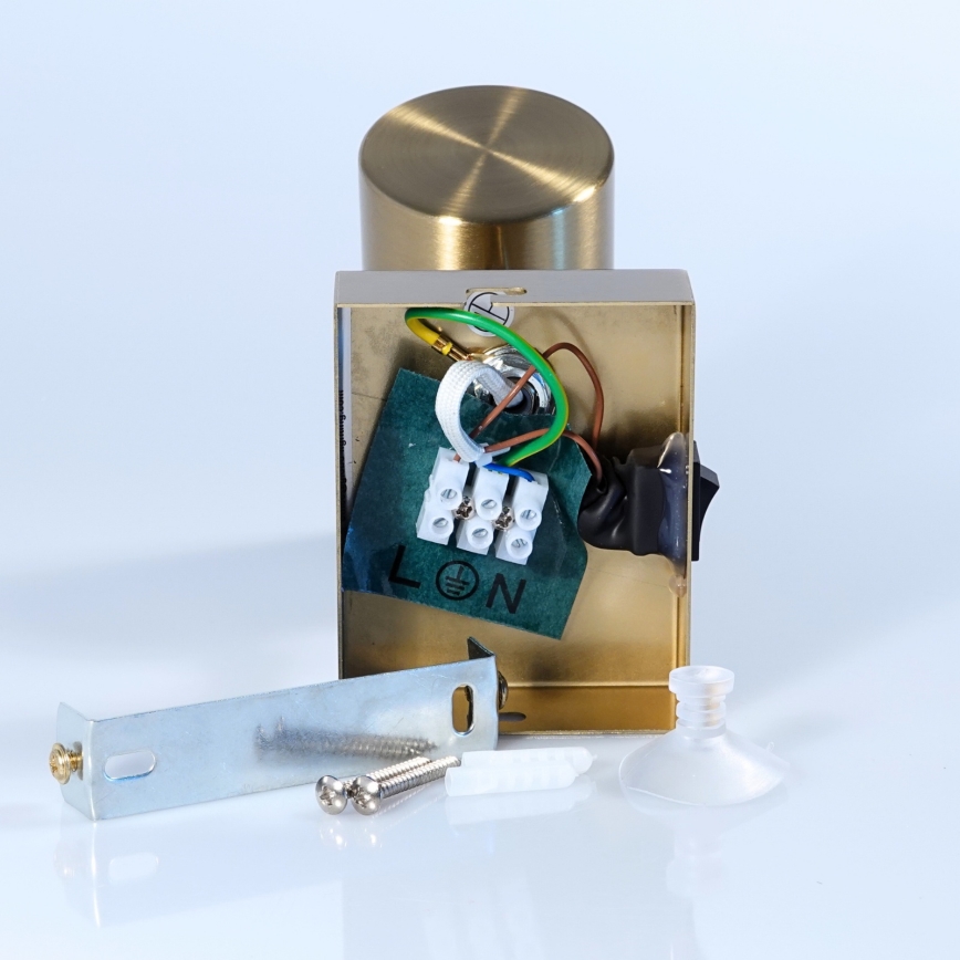 Globo - Zidno reflektorsko svetlo 1xGU10/25W/230V zlatno