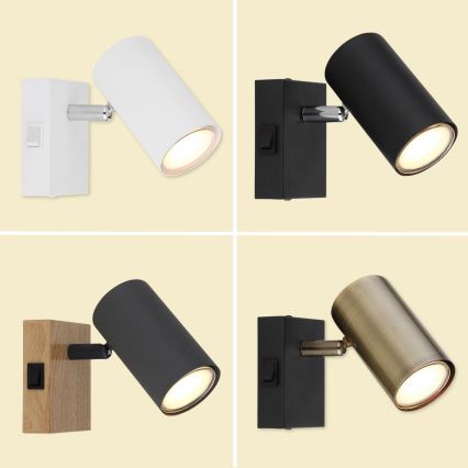 Globo - Zidno reflektorsko svetlo 1xGU10/25W/230V zlatno