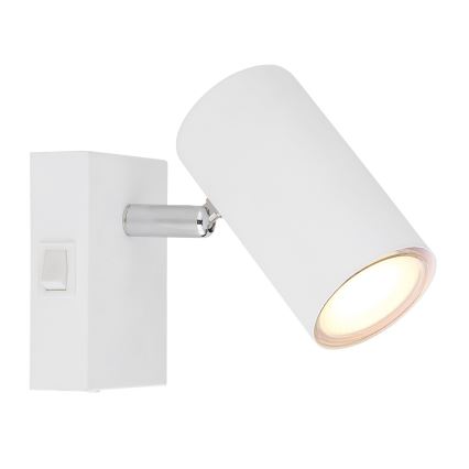 Globo - Zidna spot lampa 1xGU10/25W/230V bela