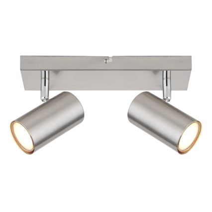 Globo - spot svetiljka 2xGU10/35W/230V mat hrom