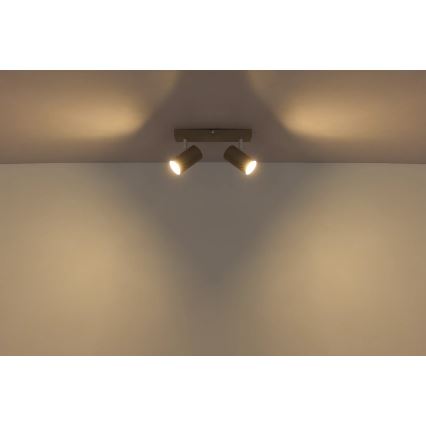 Globo - Spot svetlo 2xGU10/35W/230V bež