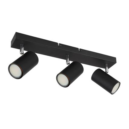 Globo - Spot svetiljka 3xGU10/35W/230V crna