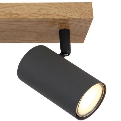 Globo - Spot svetiljka 3xGU10/35W/230V siva/braon