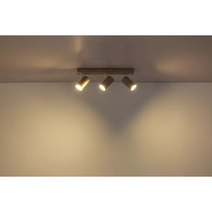 Globo - Spot svetlo 3xGU10/35W/230V bež