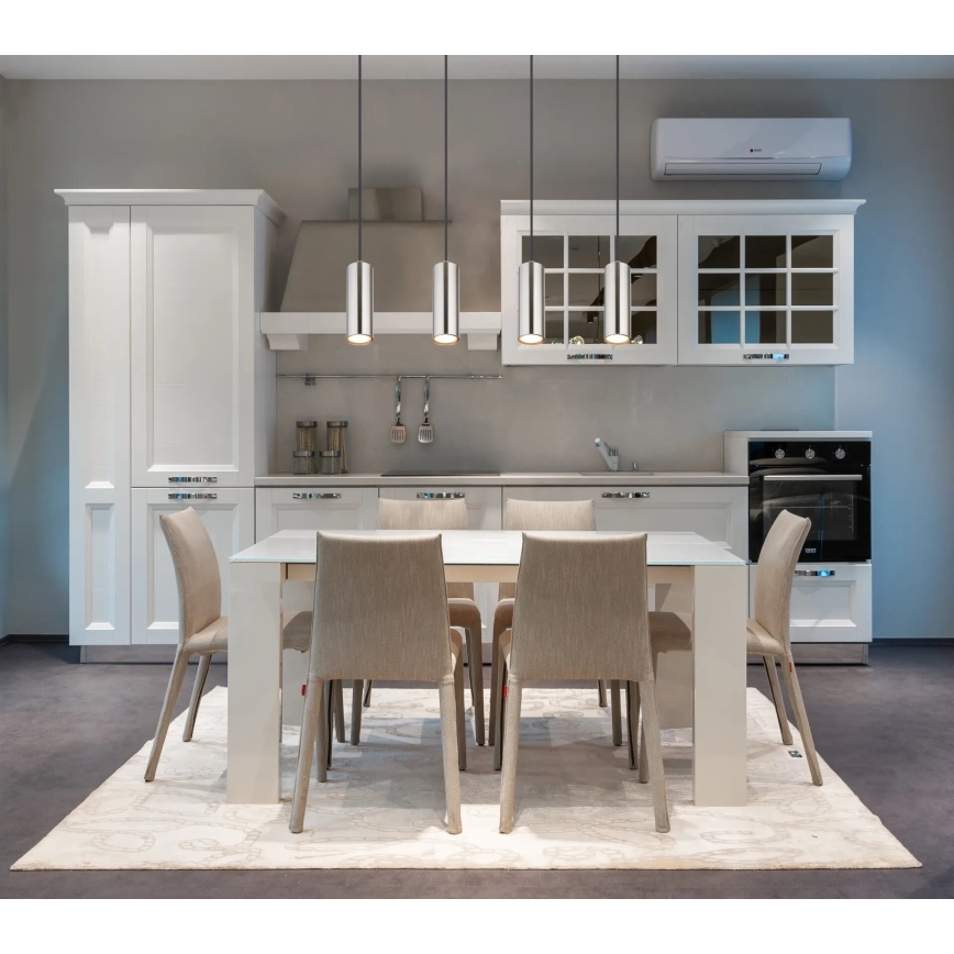 Globo - Luster na sajli 4xGU10/35W/230V matni hrom