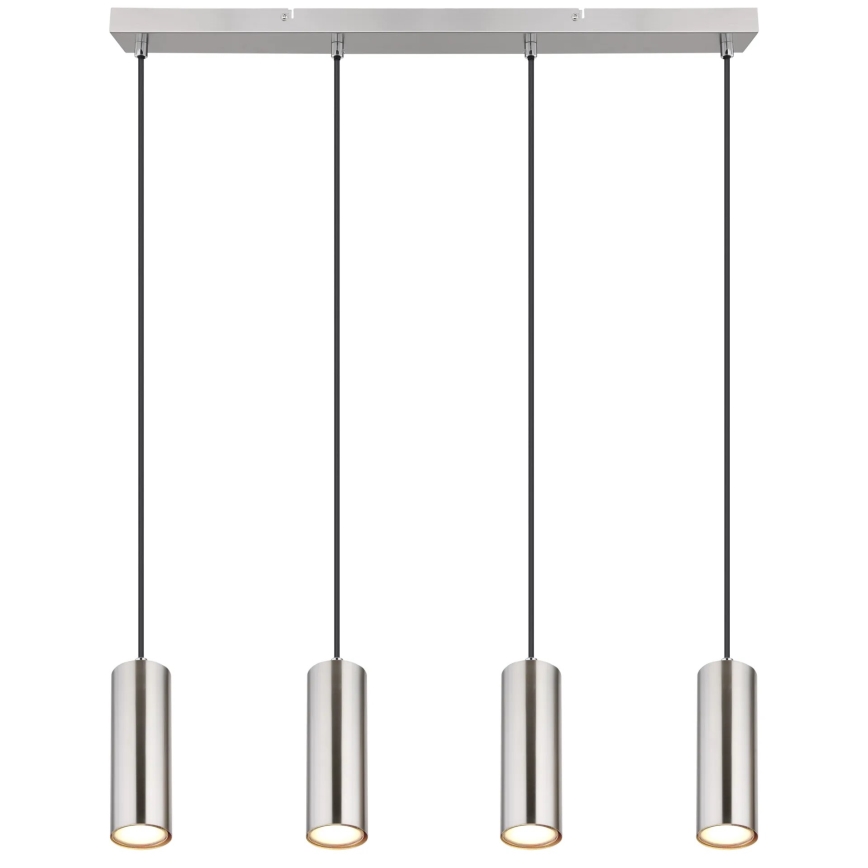 Globo - Luster na sajli 4xGU10/35W/230V matni hrom