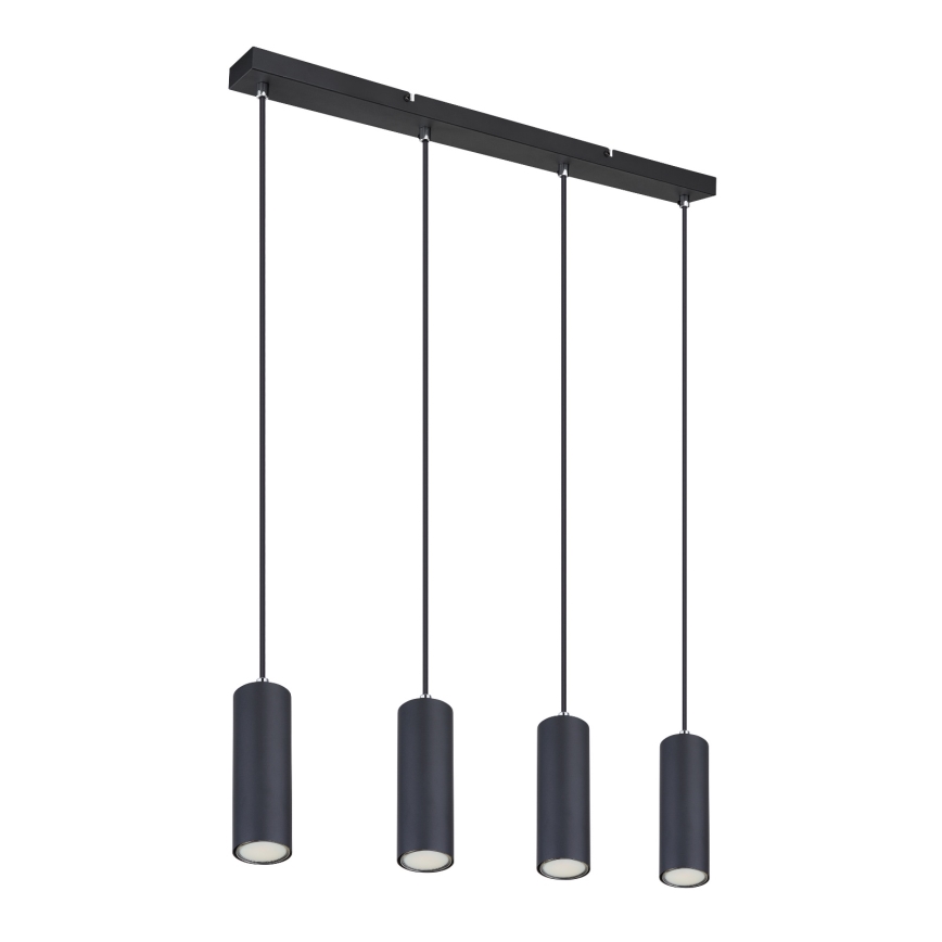 Globo - Luster na sajli 4xGU10/35W/230V crna