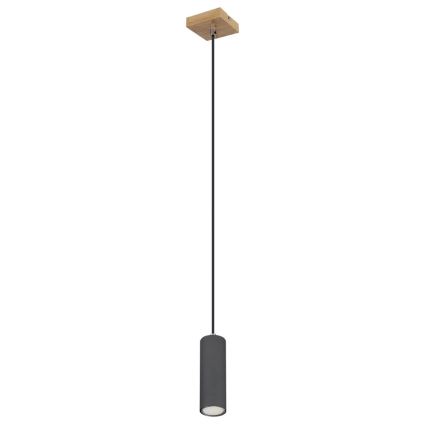 Globo - Luster na sajli 1xGU10/35W/230V siva/smeđa