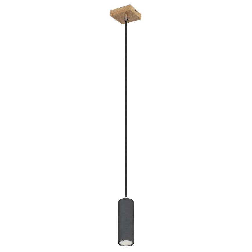 Globo - Luster na sajli 1xGU10/35W/230V siva/smeđa