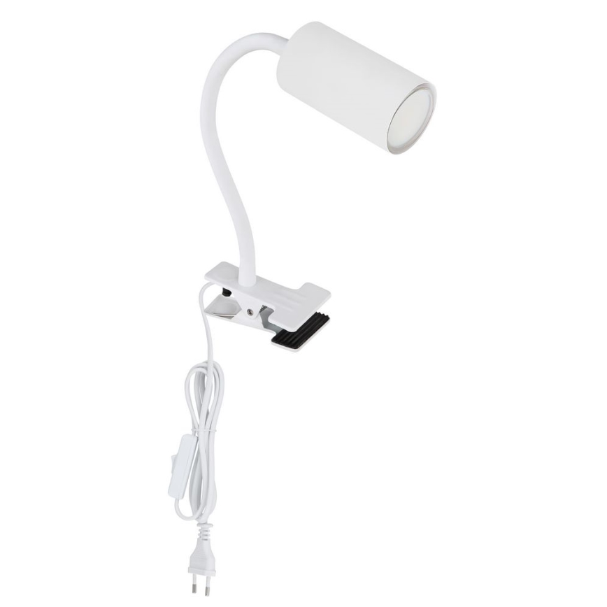 Globo - Fleksibilna lampa sa stezaljkom 1xGU10/25W/230V bela