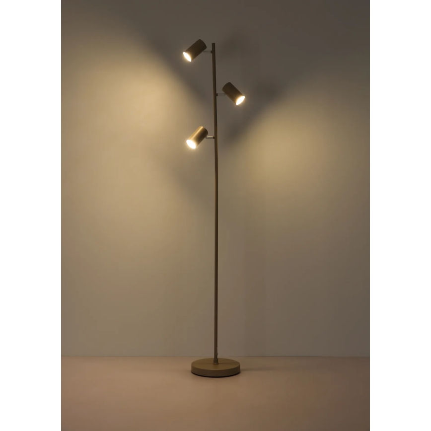 Globo - Stojeća lampa 3xGU10/5W/230V bež