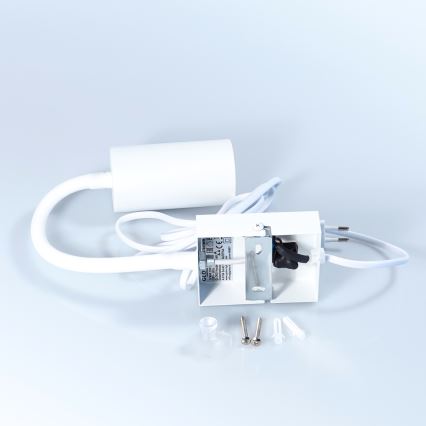Globo - Fleksibilna zidna lampa 1xGU10/25W/230V bela