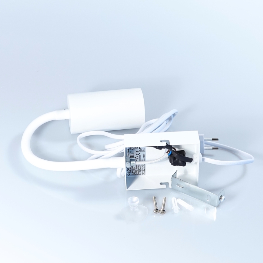 Globo - Fleksibilna zidna lampa 1xGU10/25W/230V bela