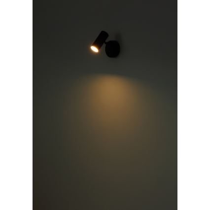Globo - LED prigušiva punjivo zidno tačkasto svetlo LED/0,4W/3,7V 1800 mAh crno