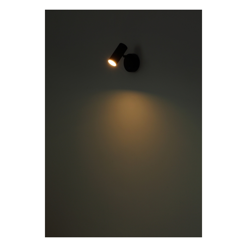Globo - LED prigušiva punjivo zidno tačkasto svetlo LED/0,4W/3,7V 1800 mAh crno