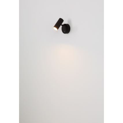 Globo - LED prigušiva punjivo zidno tačkasto svetlo LED/0,4W/3,7V 1800 mAh crno