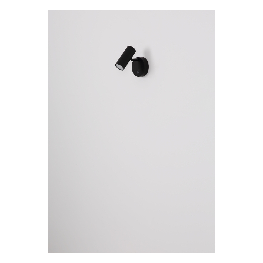 Globo - LED prigušiva punjivo zidno tačkasto svetlo LED/0,4W/3,7V 1800 mAh crno