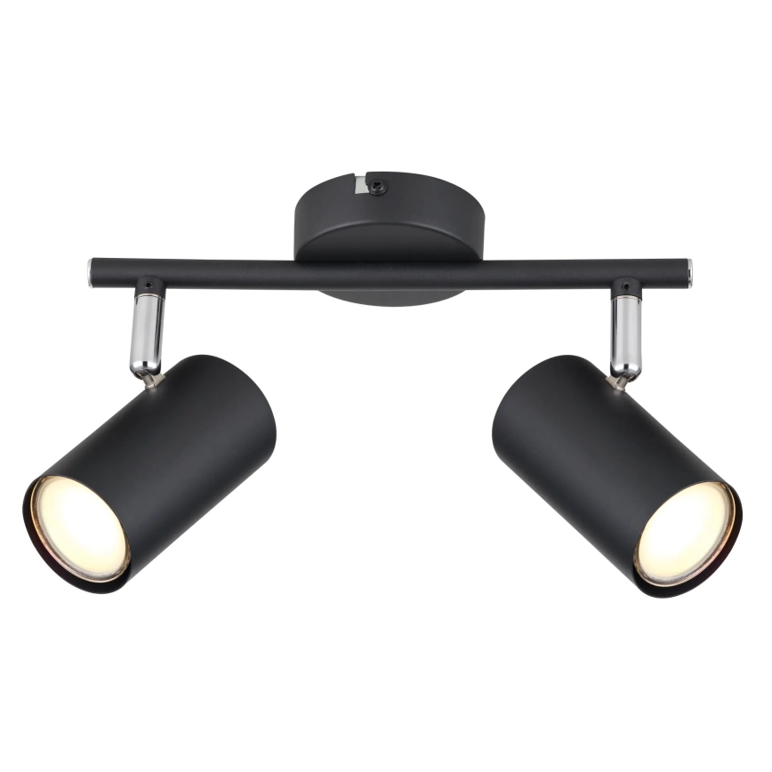 Globo - Spot svetiljka 2xGU10/25W/230V crna