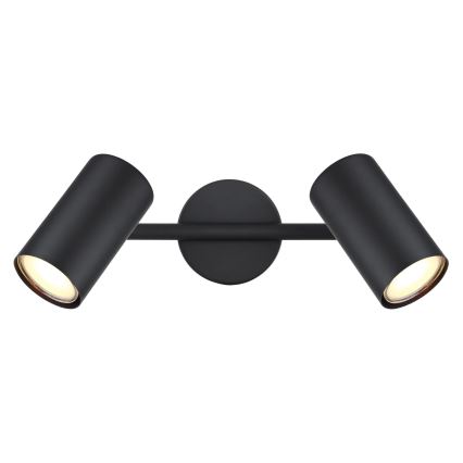 Globo - Spot svetiljka 2xGU10/25W/230V crna
