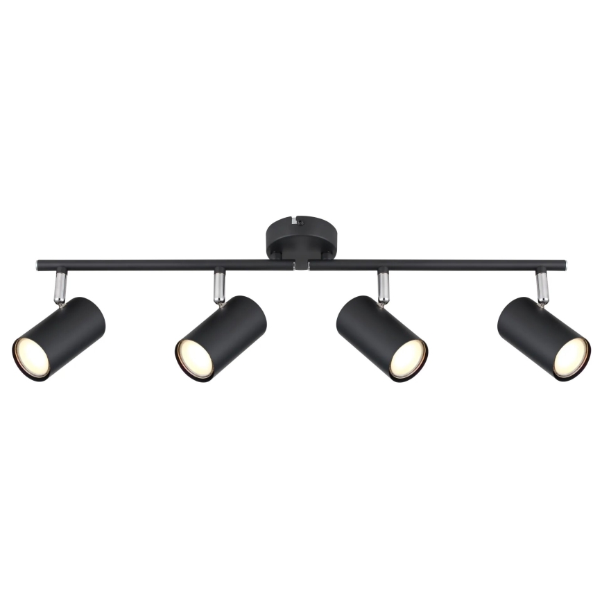 Globo - Spot svetiljka 4xGU10/25W/230V crna