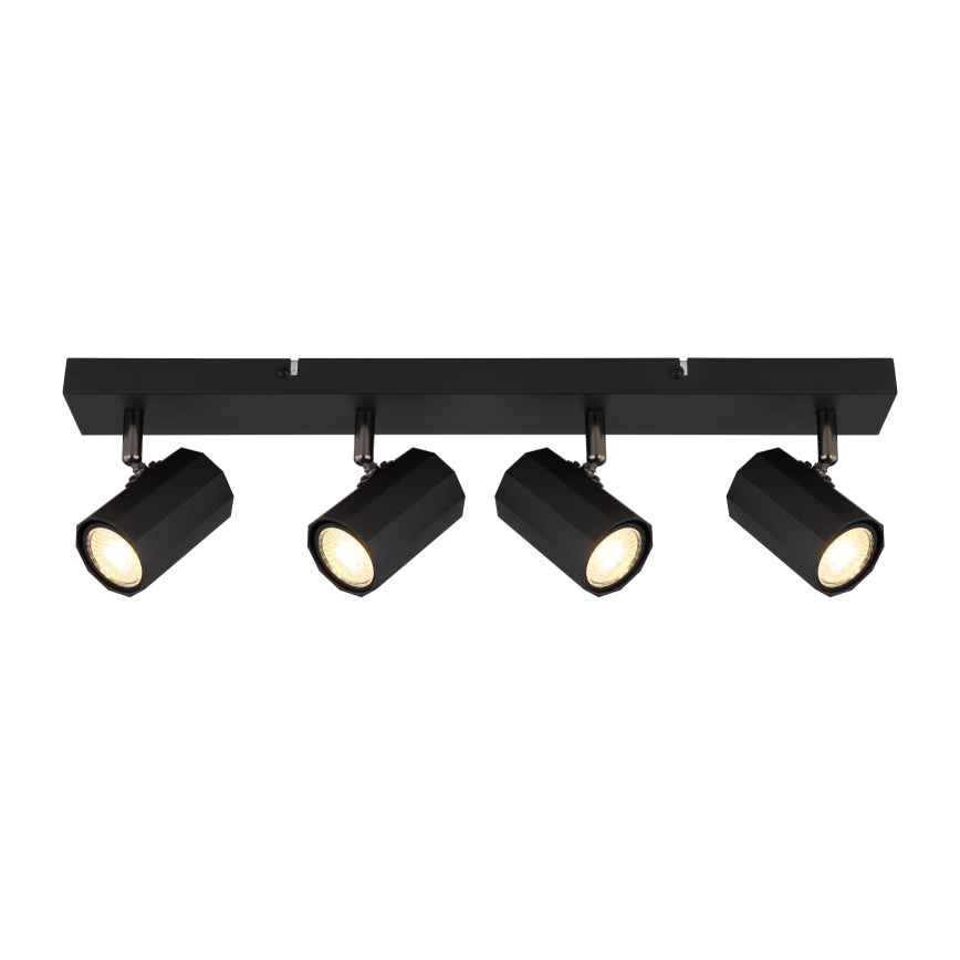 Globo - Spot svetiljka 4xGU10/25W/230V crna