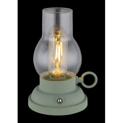 Globo - LED prigušiva punjiva dodirna stona lampa LED/1W/3,7V 1200 mAh zelena