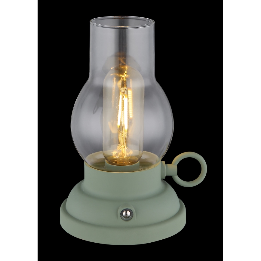 Globo - LED prigušiva punjiva dodirna stona lampa LED/1W/3,7V 1200 mAh zelena