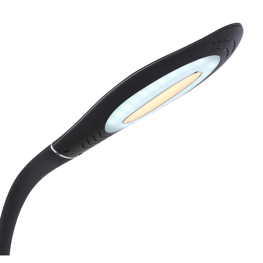 Globo - LED prigušiva dodirna fleksibilna stona lampa LED/9W/230V 3000/4500/6500K crna