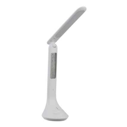 Globo - LED prigušiva punjiva stona lampa sa displejem LED/4W/230V 2200 mAh bela
