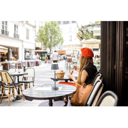 Globo - LED prigušiva punjiva dodirna stona lampa LED/4,6W/3,7V 3000K 1800mAh siva IP54