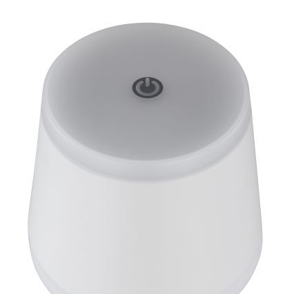 Globo - LED prigušiva punjiva dodirna stolna lampa LED/4,6W/230V 1800 mAh USB IP54 bela