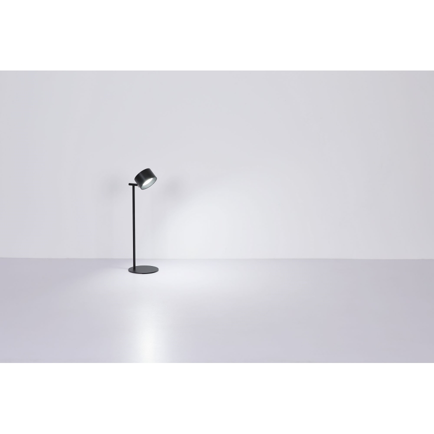 Globo - LED prigušiva dodirna stona lampa 4u1 LED/4W/5V 3000/4000/5000K 1200 mAh crna