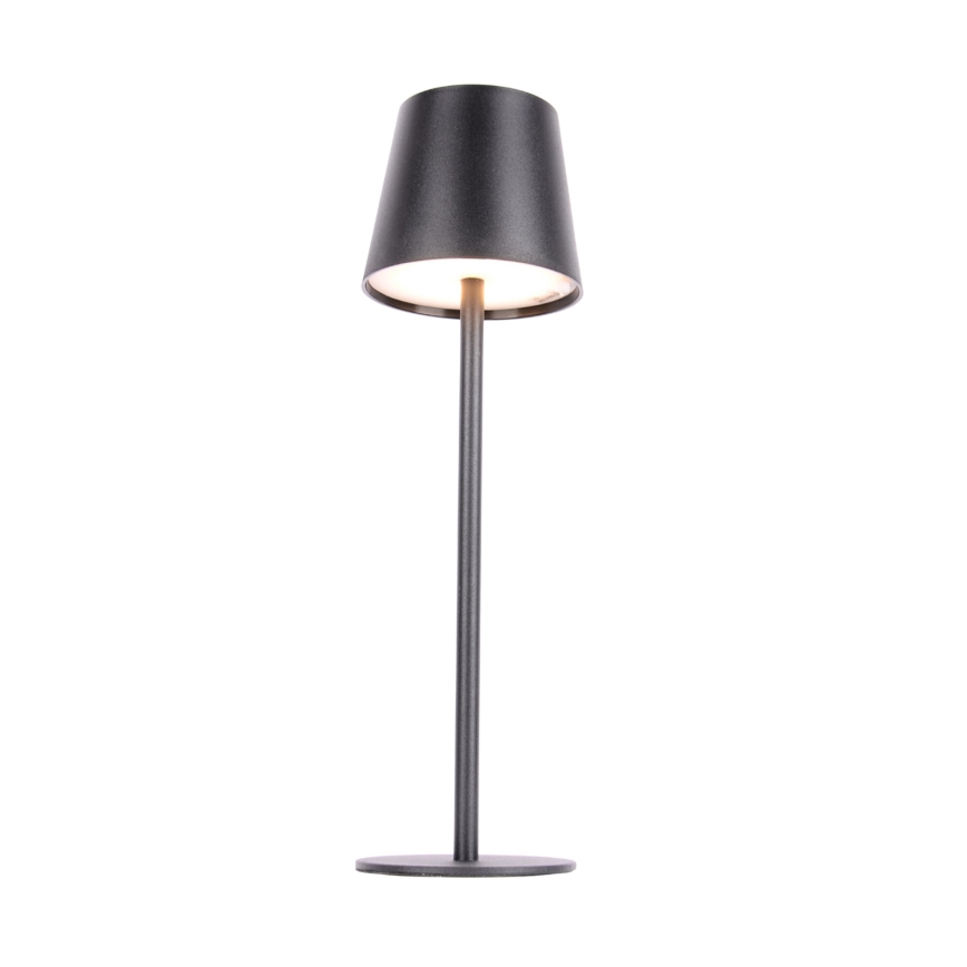 Globo - LED prigušiva dodirna spoljašnja lampa LED/3W/3,7V IP44 1800 mAh USB crna