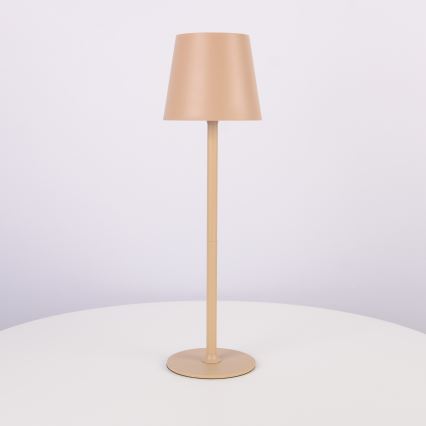 Globo - LED prigušiva dodirna spoljašnja lampa LED/3W/3,7V IP44 1800 mAh USB bež