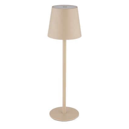 Globo - LED prigušiva dodirna spoljašnja lampa LED/3W/3,7V IP44 1800 mAh USB bež