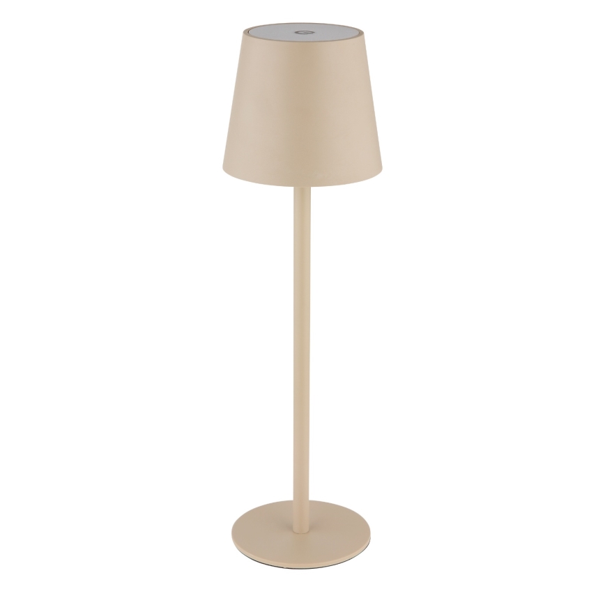 Globo - LED prigušiva dodirna spoljašnja lampa LED/3W/3,7V IP44 1800 mAh USB bež
