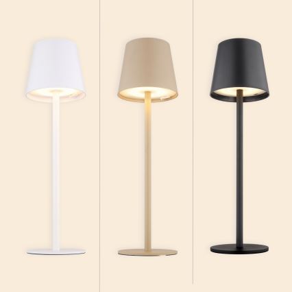 Globo - LED prigušiva dodirna spoljašnja lampa LED/3W/3,7V IP44 1800 mAh USB bež