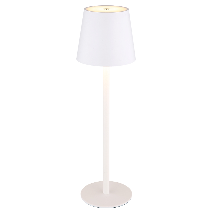 Globo - LED prigušiva dodirna spoljašnja lampa LED/3W/3,7V IP44 1800 mAh USB bela