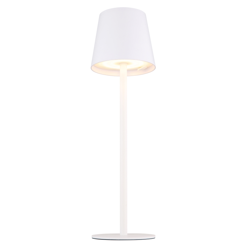 Globo - LED prigušiva dodirna spoljašnja lampa LED/3W/3,7V IP44 1800 mAh USB bela