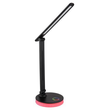 Globo - LED RGBW prigušiva dodirna stona lampa LED/5W/230V + LED/2W 2700K/4000K/6500K crna