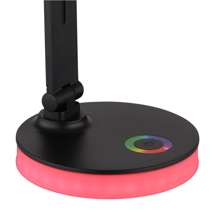 Globo - LED RGBW prigušiva dodirna stona lampa LED/5W/230V + LED/2W 2700K/4000K/6500K crna