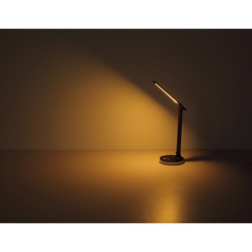 Globo - LED RGBW prigušiva dodirna stona lampa LED/5W/230V + LED/2W 2700K/4000K/6500K bela