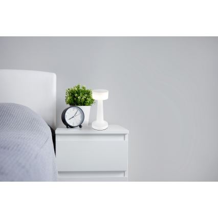 Globo - LED prigušiva dodirna stona lampa LED/1W/3,7V 2700K/4000K/6500K 800 mAh USB bela