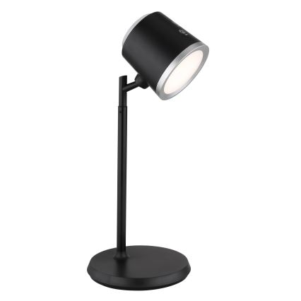 Globo - LED prigušiva dodirna stona lampa 4 u 1 LED/6W/3,7V 3000K/4000K/6500K 1500 mAh USB crna