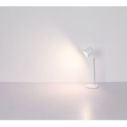 Globo - LED prigušiva dodirna stona lampa 4 u 1 LED/6W/3,7V 3000K/4000K/6500K 1500 mAh USB bela